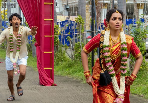 Pyaar Prema Kalyanam. (L to R) SAANVE MEGGHANA as PAVITHRA, ELAN